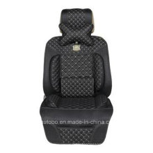 Leatherette Car Seat Cover Flat Shape Cushion/Shoulder Pad
